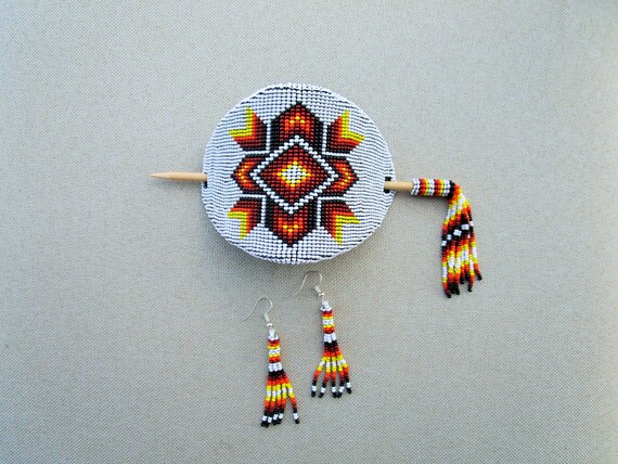 Indigenous Owned Shops Beaded Barrette Native Americans Jewelry