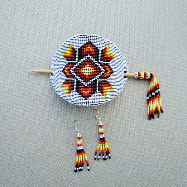 Beaded Hair Stick Etsy