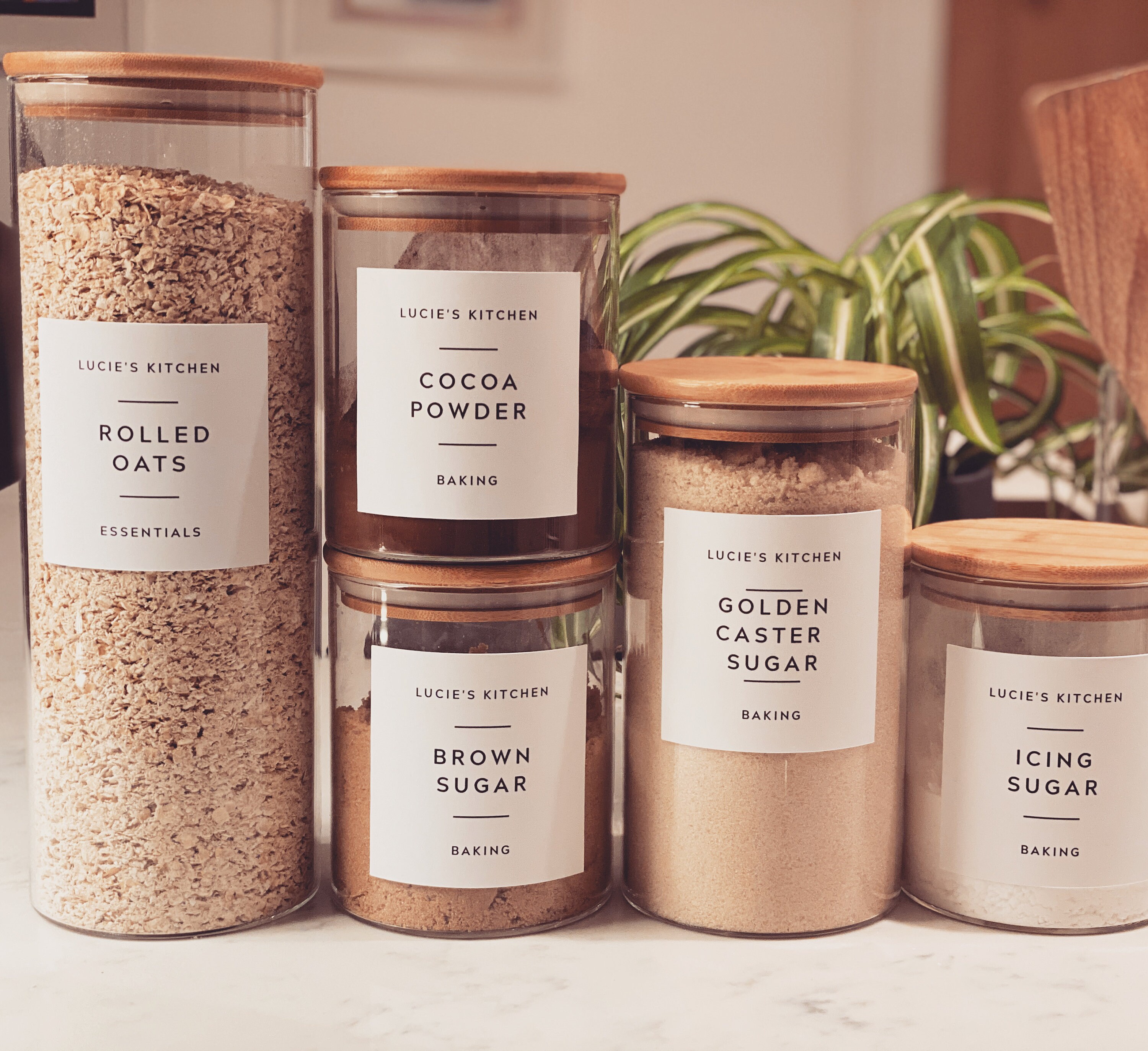 Personalised LABELS Pantry Kitchen Organisation Etsy India