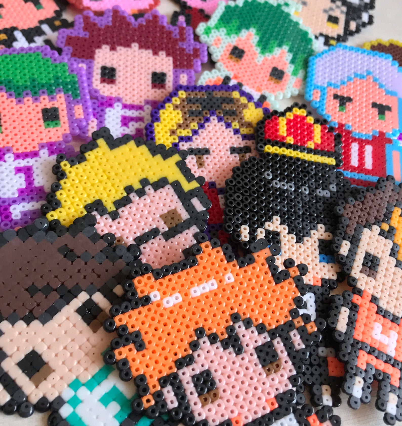 Haikyuu Pixel Art / Perlas Perler Etsy