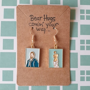 Famous Paintings Quirky Earrings Unusual Gift Jewellery