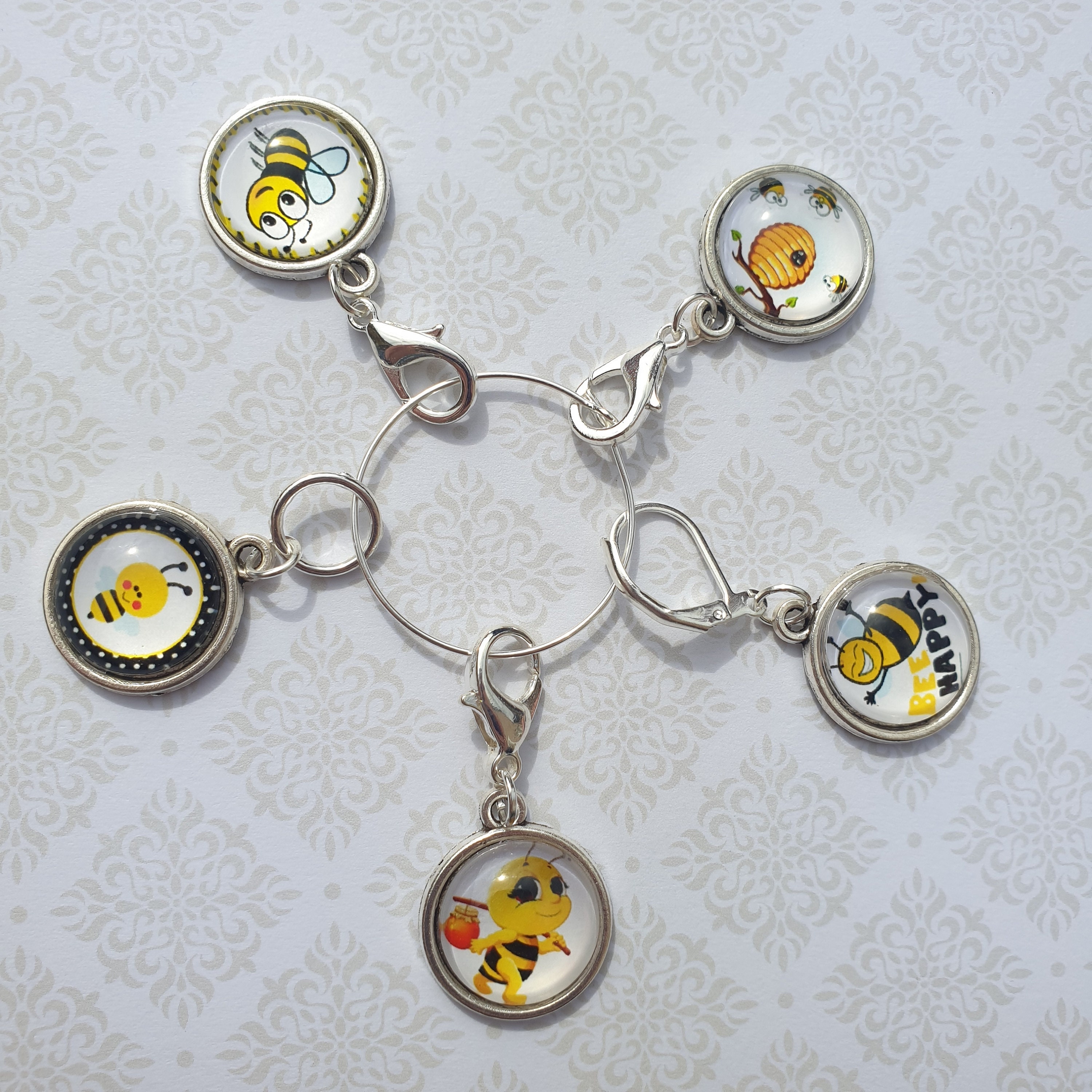 Cute Bumble Bee Stitch Marker Knitting Crochet Gift Place Etsy