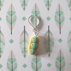 Cute Vegetable Stitch Marker Knitting Crochet Gift Place Holder Progress Keeper Peas