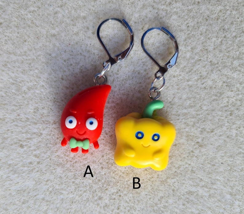 Kawaii Fruit & Vegetable Stitch Markers Knitting Crochet Gift Place Holder Progress Keeper image 5