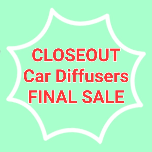 CLOSEOUT | Car Diffuser | Pick Your Scent