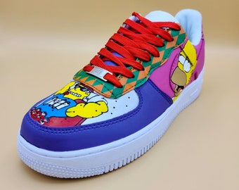 nike air force bart simpson