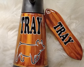 Custom Woodgrain Livestock Sprayer, Custom Smoker Sprayer, Design Your Way Sprayer, Custom Sprayer For Him or Her, Show Pig Sprayer
