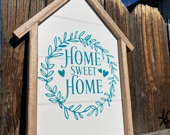 Wood Home sweet Home sign | Farmhouse decor