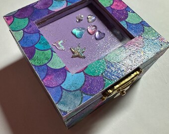 Mermaid Trinket Box | Mini gift box