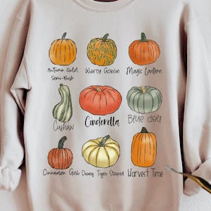 Type Of Pumpkins Png, Fall Pumpkins, Pumpkins Png, Sublimation Design, Pumpkin Patch Png, Digital Download