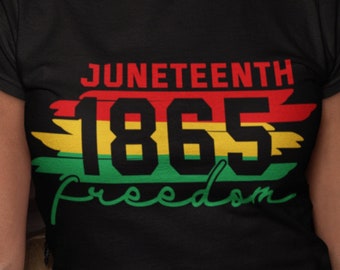 Juneteenth Svg, Juneteenth 1865 Freedom Svg, Celebrar el Día de la Libertad, Mes de la Historia Negra Svg, Día de la Libertad, Juneteenth Svg para Cricut