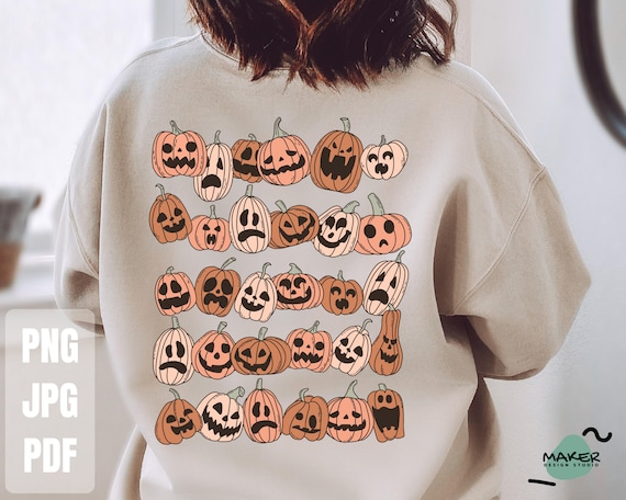 Pumpkin Patch Png, Retro Halloween Png, Halloween Sublimation, Shirt Design, Spooky Halloween, Fall Sublimation Designs, Digital Download