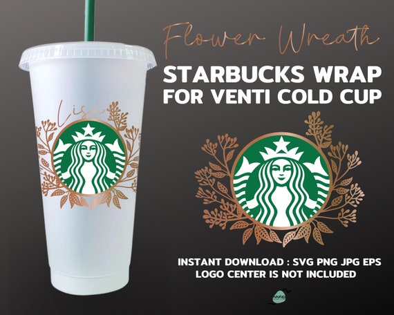 Free Free 283 Flower Wreath Starbucks Cup Svg SVG PNG EPS DXF File