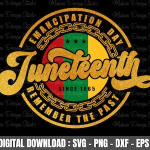 Juneteenth SVG, Juneteenth Celebrating Black Freedom 1865 SVG, Freedom Day, schwarz Geschichte Monat SVG, Juneteenth geschnitten Dateien, digitaler Download