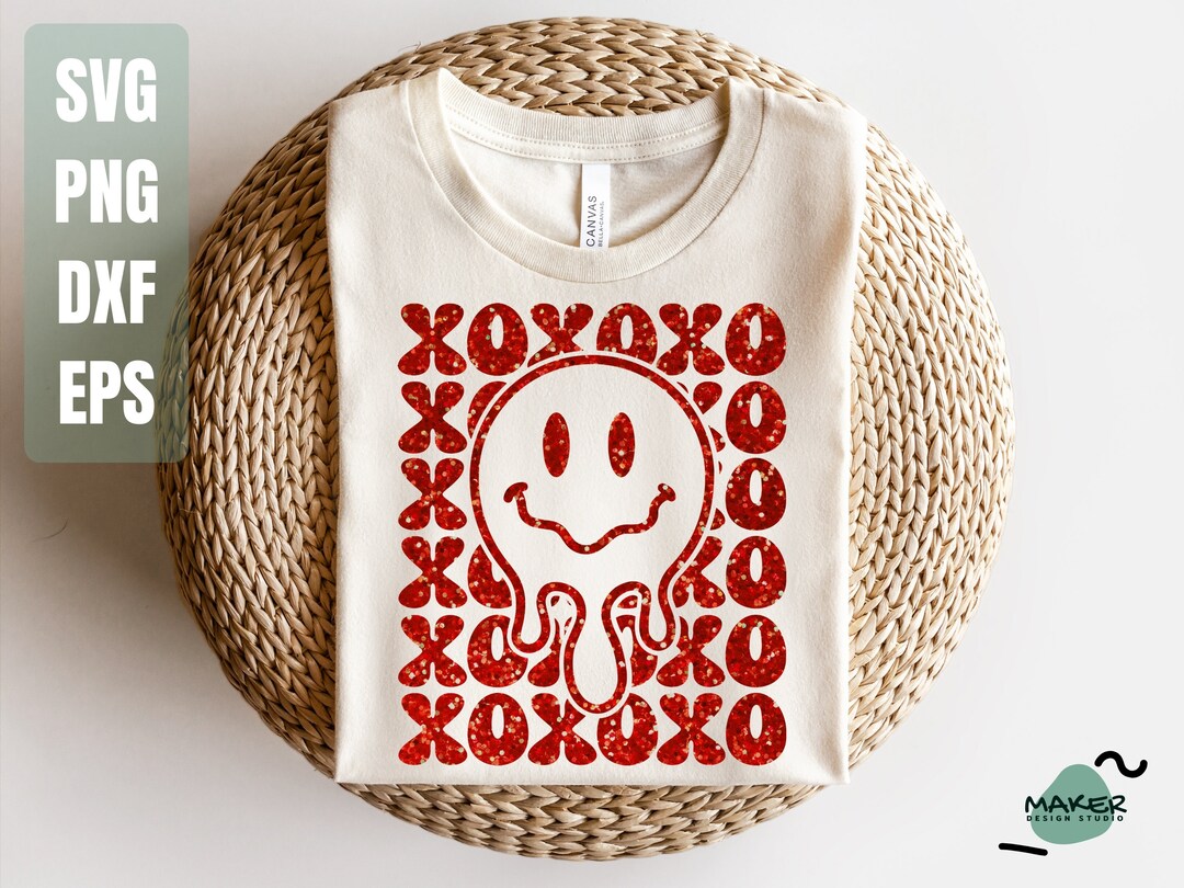 Xoxo Svg, Love Svg, Amour Svg, Valentines Day Sublimation, Retro ...