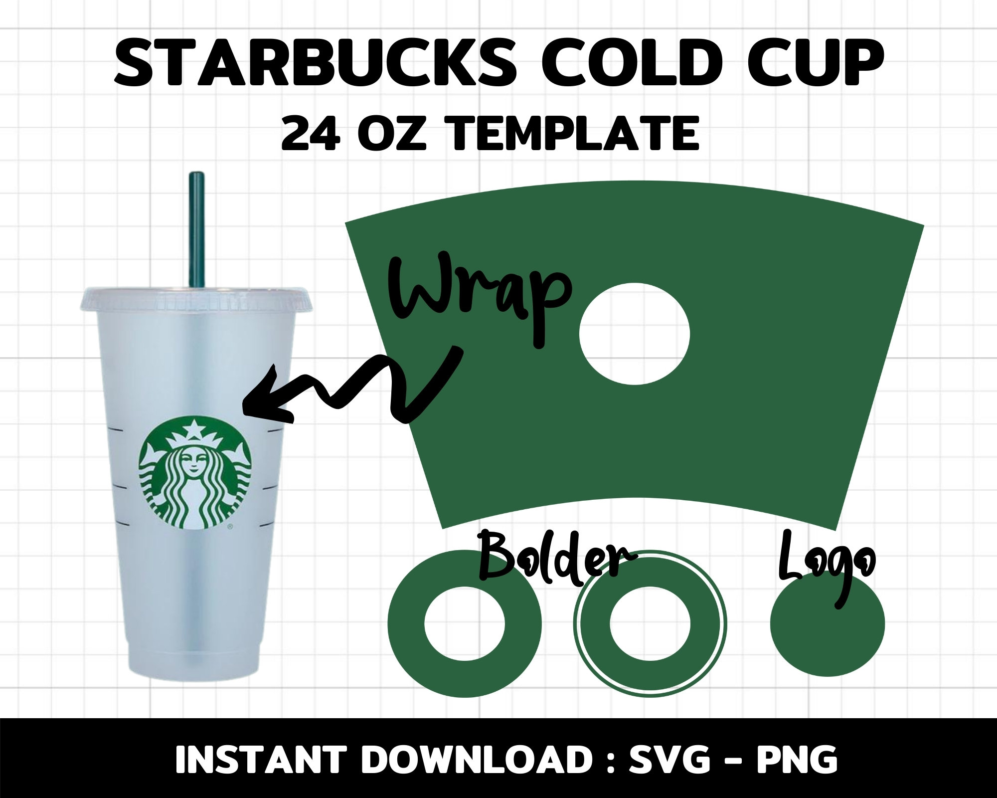 starbucks cold cup wrap