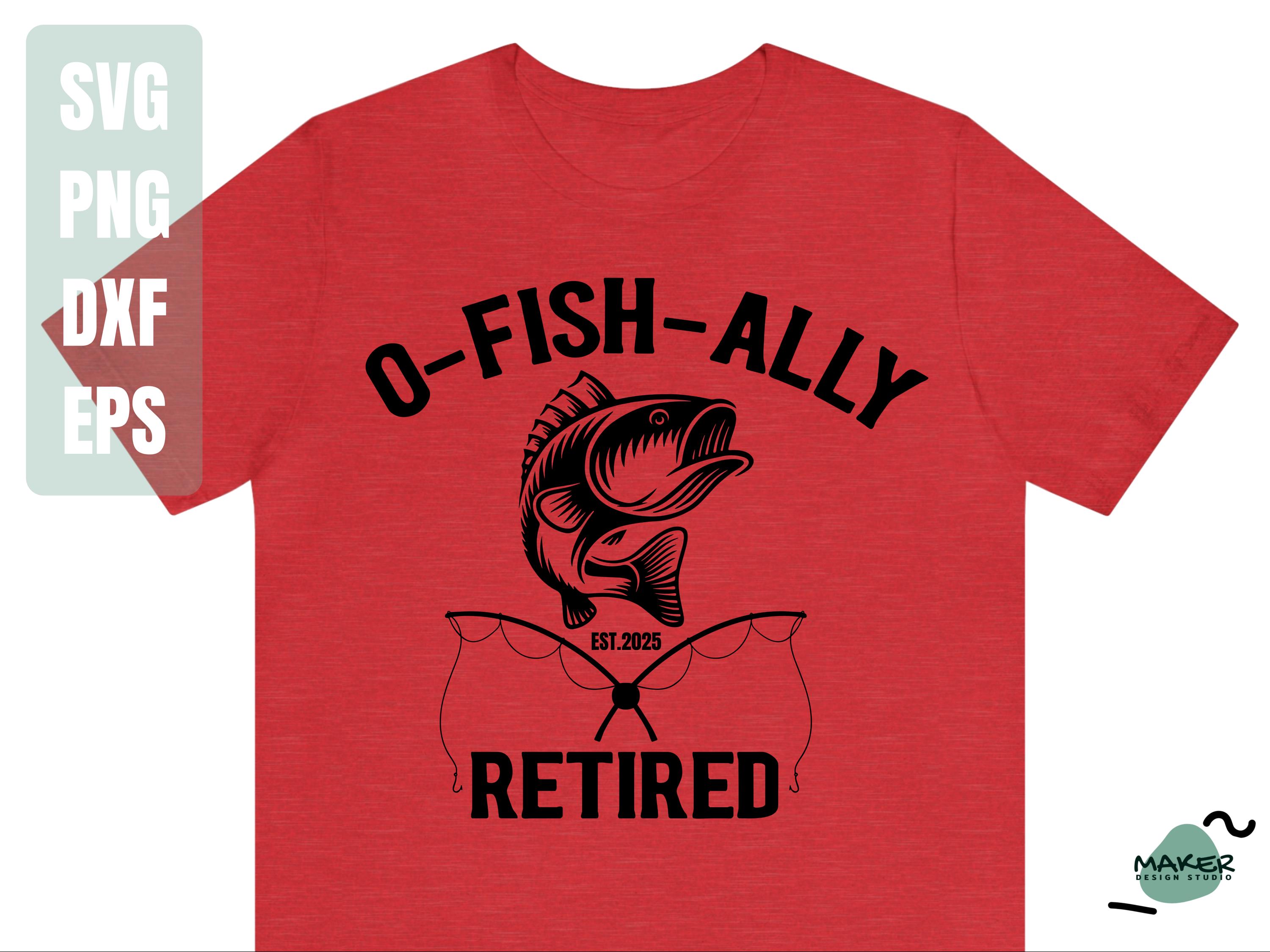 O'Fishally Retired 2023 釣り竿 Retiring Fisherman トレーナー Fisherman Fishing Retirement O-Fish-Ally Retired 2025 Men's