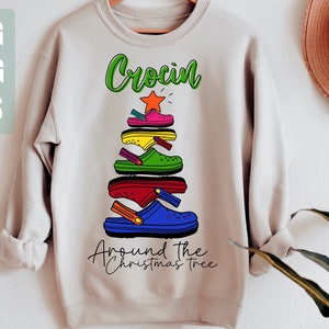 Crocin Around The Christmas Tree SVG, Sublimate Designs Digital Download, Christmas Tree PNG