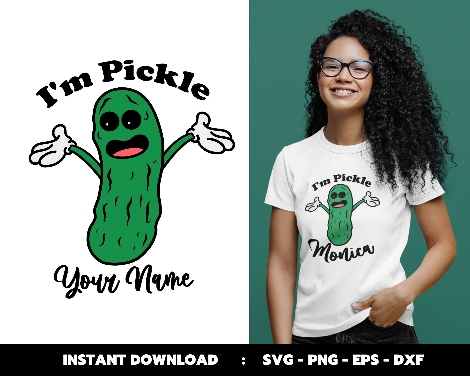 I'm Pickle Svg Pickle Custom Name Cutting Files Cricut Etsy UK I'm Pickle Svg Pickle Custom Name Cutting Files Cricut Etsy UK