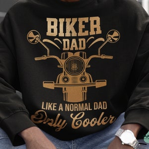 Biker-Papa wie ein normaler Vater nur Cooler