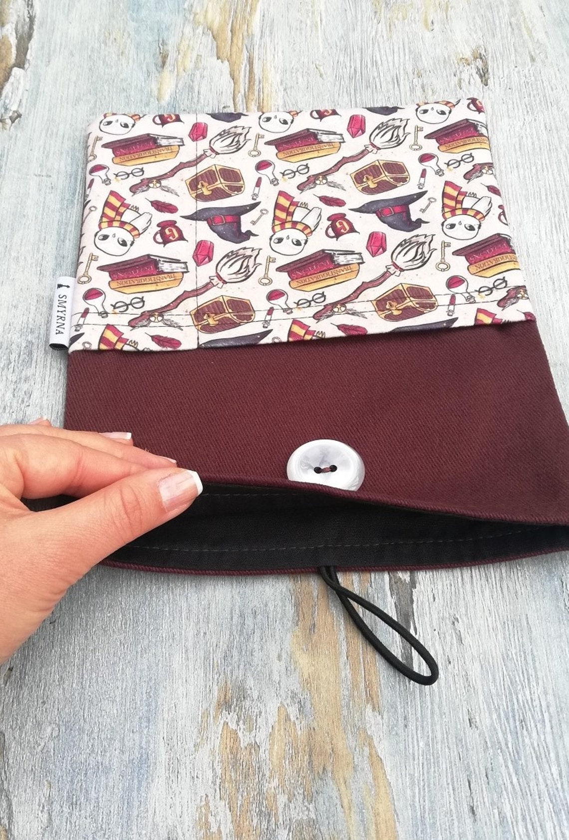 Book Sleeve Book Cozy Book Cloak Protection Padded Pouch Etsy