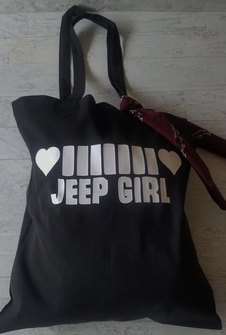 Reusable Shopping Bag Book Bag Jeepsy Lover Tote Jeep Lover Gifts Canvas Bag Jeep Girl Bag