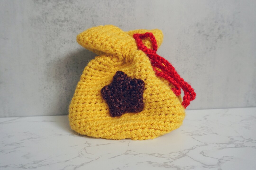 Crocheted Animal Crossing Bell Bag - Etsy