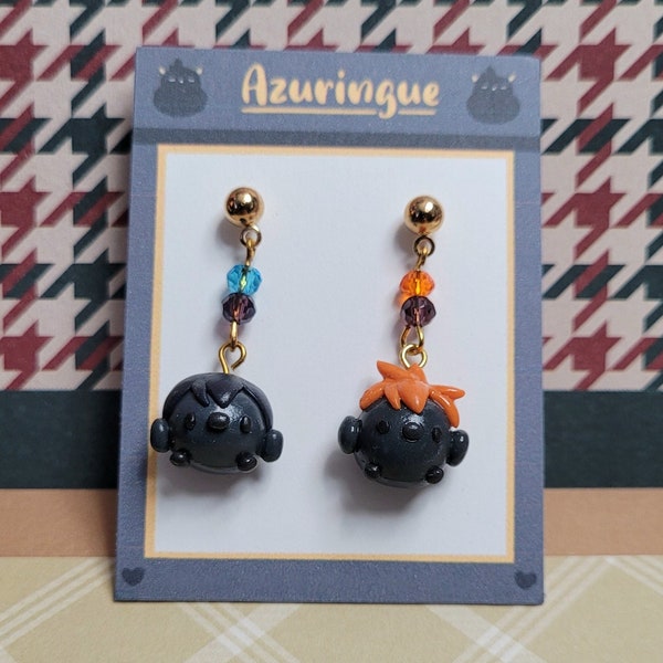 Kageyama, Hinata - Clay Earrings