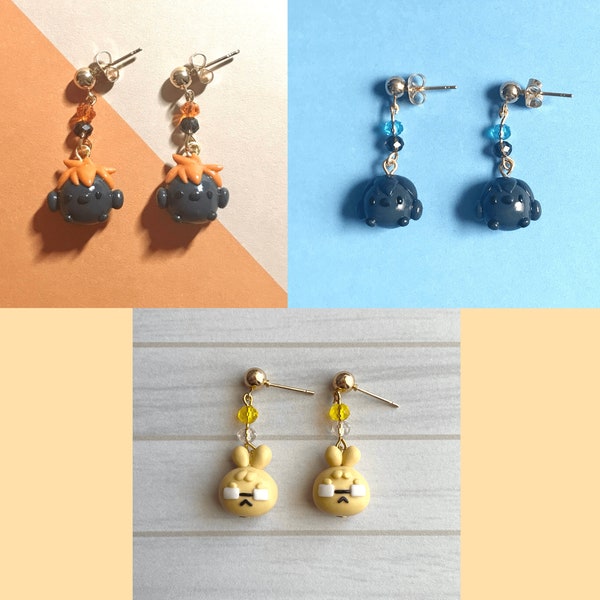 Anime Animal Earrings Vol 3 - Clay Earrings