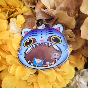 Derpy Tiger - K-Pop Demon Hunters -  Acrylic Shaker Charm