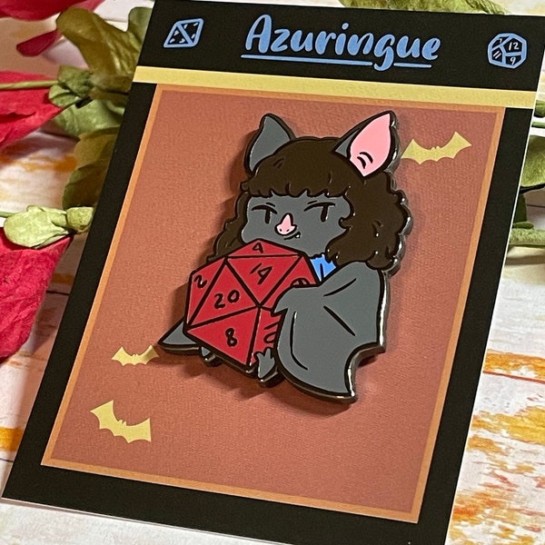 Bat!Eddie D20 - Hard Enamel Pin