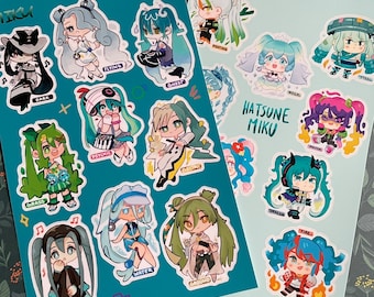 PokeMiku - Kiss Cut Sticker Sheet