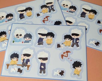 Gojo Megumi - JJK - Kiss Cut Sticker Sheet