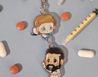 Hucklerobby - The Pitt - Linking Keychain Acrylic Charm