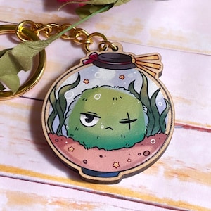 Zoro Marimo - Wooden Anime Keychain