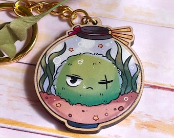Zoro Marimo - Wooden Anime Keychain