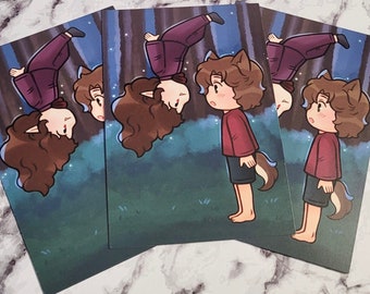 CLEARANCE - B-GRADE Curiosity - Bite the Moon - 4x6 Mini Print