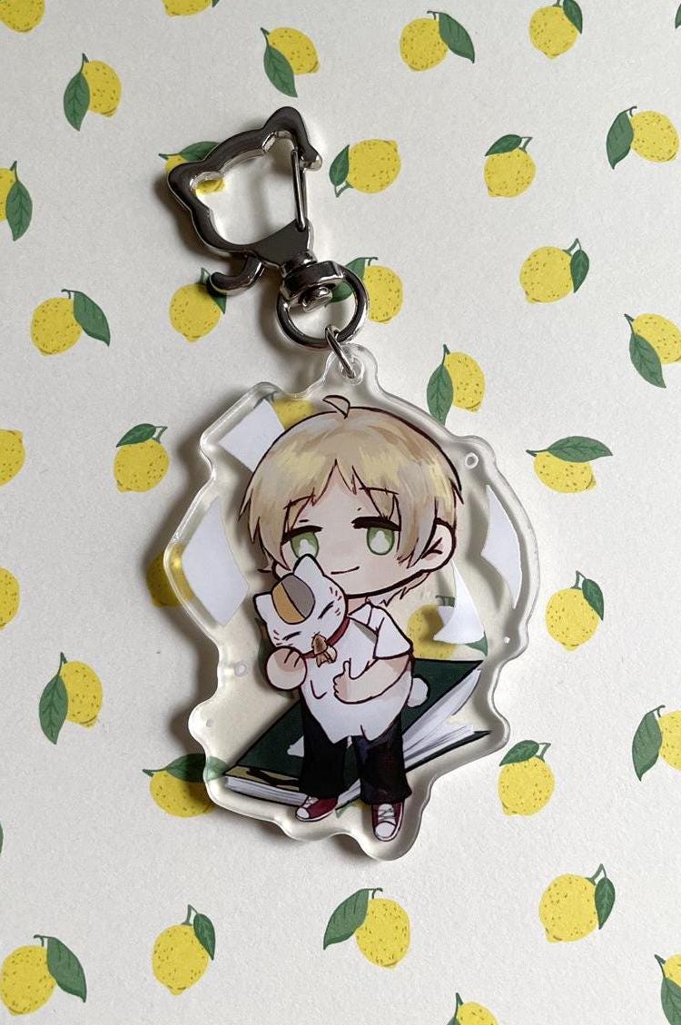 Natsume - Natsume No Yuujinchou - Keychain Acrylic Charm - Etsy