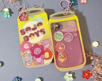 Soda Pop - K-Pop Demon Hunters - Keychain Acrylic Shaker Charm