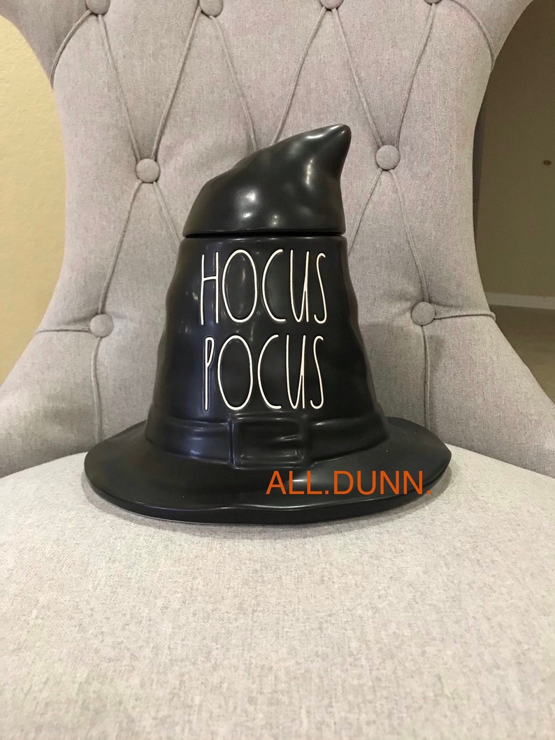 Rae Dunn Hocus Pocus Witch Hat Canister 