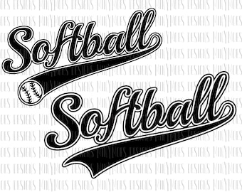 Softball SVG , PNG , JPG