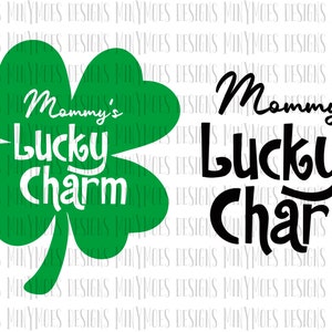 Mommy’s Lucky Charm Digital Download | St. Pattys day Clipart