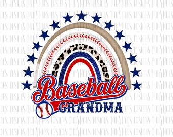Baseball Grandma PNG