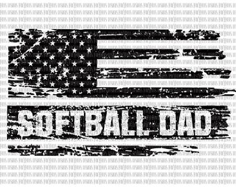 Softball Dad PNG| Softball  PNG | Sublimation Digital