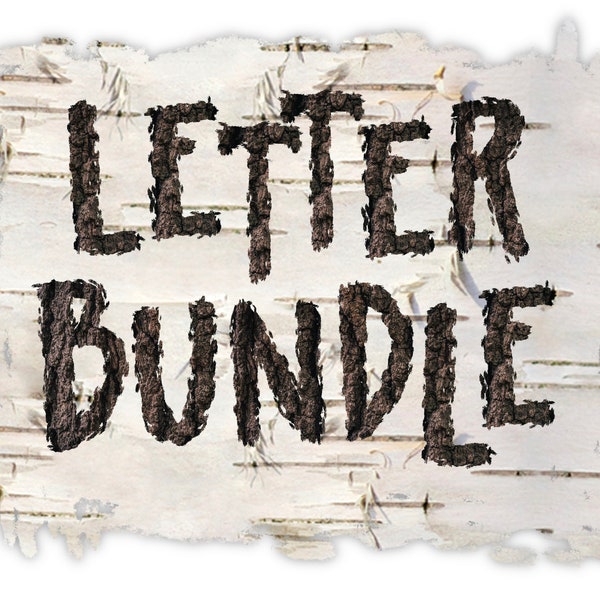 Wood Digital Letter Etsy