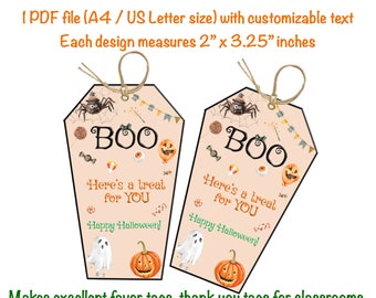 Tombstone Graveyard Gift Tags for Halloween - Spooky Season Gift Tags for you to Download and Print.