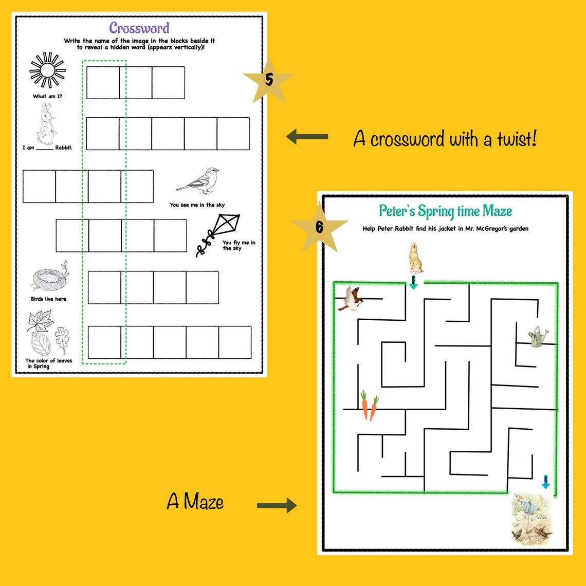Easter Activity Pack | Bunny | Peter Rabbit | Kids Activity Sheets ...