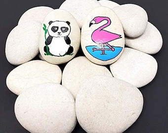 Piedras para pintar, manualidades, guijarros, blanco, acuario, piedras decorativas para jarrones, guijarros, decoración de jardín, grava, decoración de jardín, piedra, piedras de jardín grandes, blanco