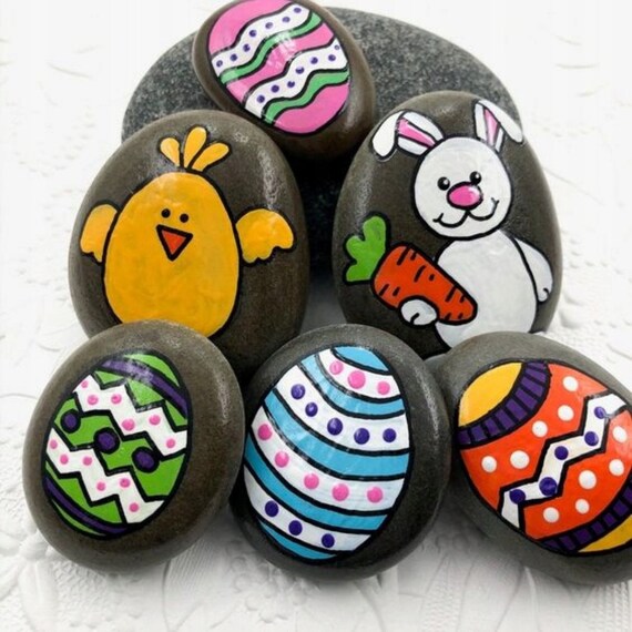 Decoration Jardin Lot De 30 Pierres Plates Naturelles 5-8cm - Galets De Rivière Pour Peinture & Décoration Galets Decoratif Jardin Exterieur Galet A Peindre