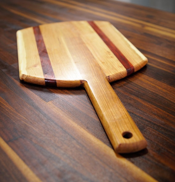 Charcuterie board with handle, cutting board